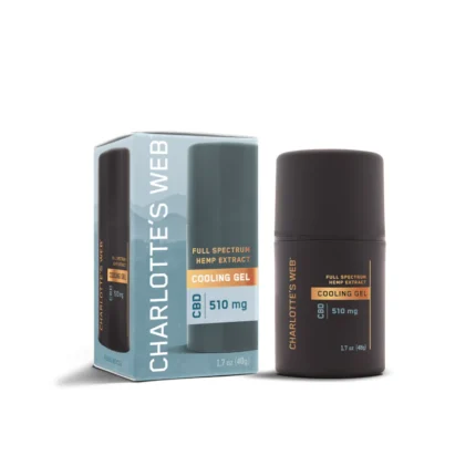 Charlotte’s Web Cooling Gel Stick with Menthol – Fast-Acting Relief for Muscles and Joints