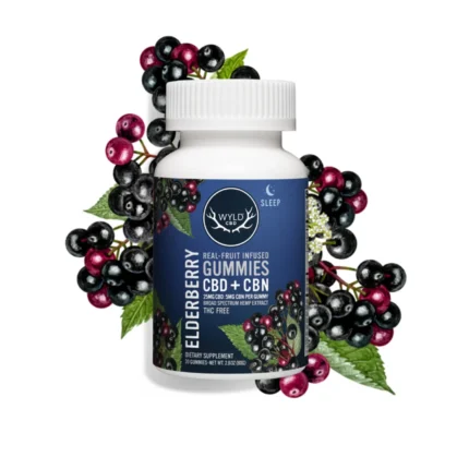 Wyld Elderberry Gummies – Nighttime Relaxation with Natural Botanicals & Real Fruit Flavor